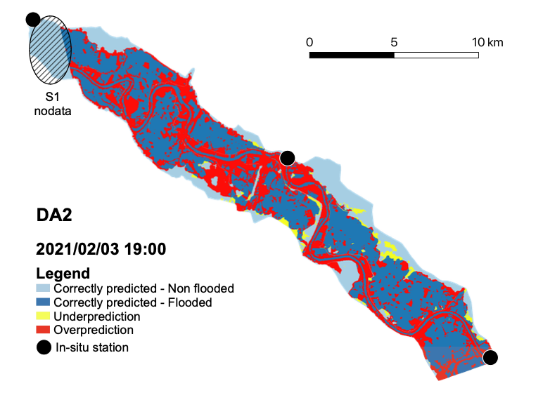Illustration scientifique : Improvement of Flood Extent Representation with Remote Sensing Data and Data Assimilation